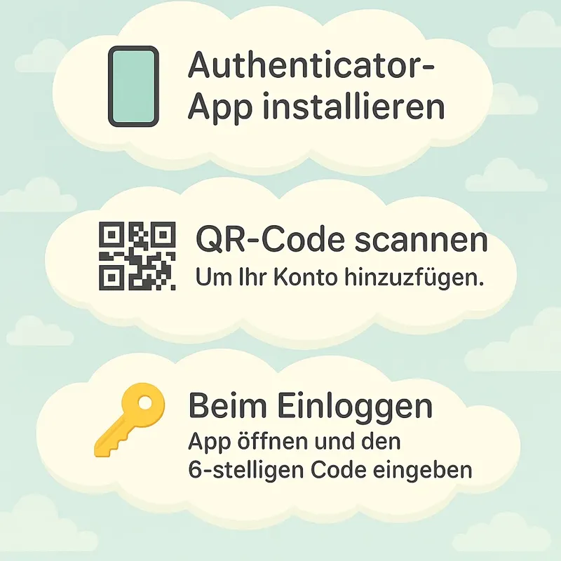 Installation und Verwendung einer Authenticator-App